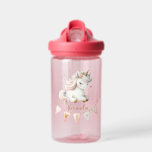 Personalized Cute Pink Kids Unicorn Water Bottle<br><div class="desc">Introducing the Girls Magical Unicorn Kids Personalized Water Bottle, where hydration meets enchantment! Keep your little one refreshed and ready for adventures with this whimsical companion. Crafted with durable materials and featuring a charming unicorn design, this water bottle isn't just a vessel – it's a magical accessory. Say goodbye to...</div>