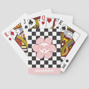 Personalized Cute Pink Playing Cards