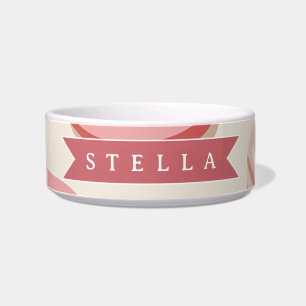 Personalized Cute Pink Pool Float Summer Aesthetic Bowl