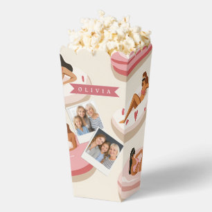 Personalized Cute Pink Pool Float Summer Aesthetic Favor Box