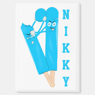 Personalized Cute Popsicle Magnet