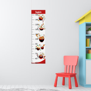 Personalized Cute Ramen Growth Chart