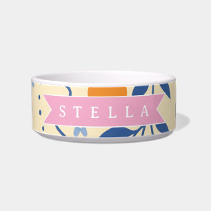 Personalized cute retro citrus folk pattern bowl