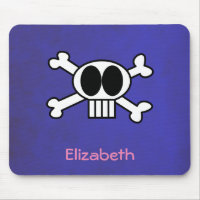Personalized Cute Skull and Crossbones