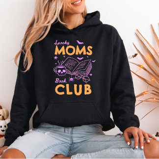Personalized Cute Spooky Book Club Graphic Hoodie