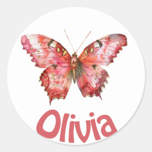 Personalized cute sticker/seal classic round sti sticker