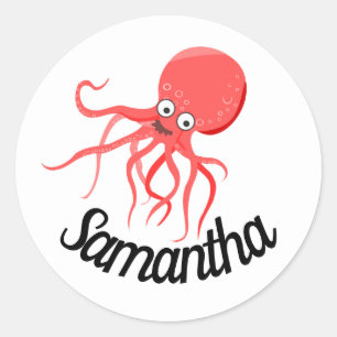Personalized cute sticker/seal classic round sticker