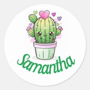 Personalized cute sticker/seal classic round sticker