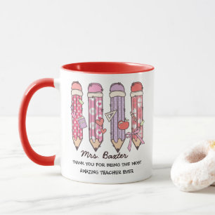Personalized Cute Teacher Appreciation Gift Mug