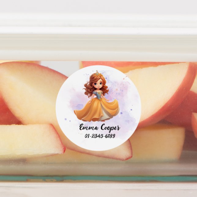 Personalized Cute Unicorn,Name,Phone number (Affixed)