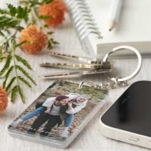 Personalized Cute You And Me Photo In Love Quot Keychain