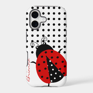 Personalized CutePolka Dot Red Ladybug