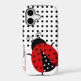 Personalized CutePolka Dot Red Ladybug