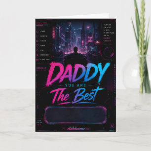 Personalized Cyberpunk Father’s Day Card