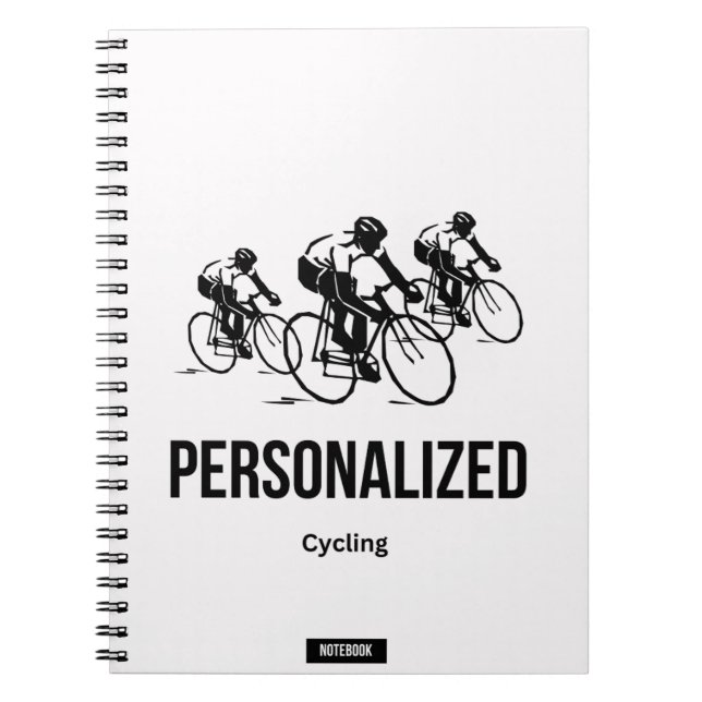 Personalized Cycling Notebook (Front)
