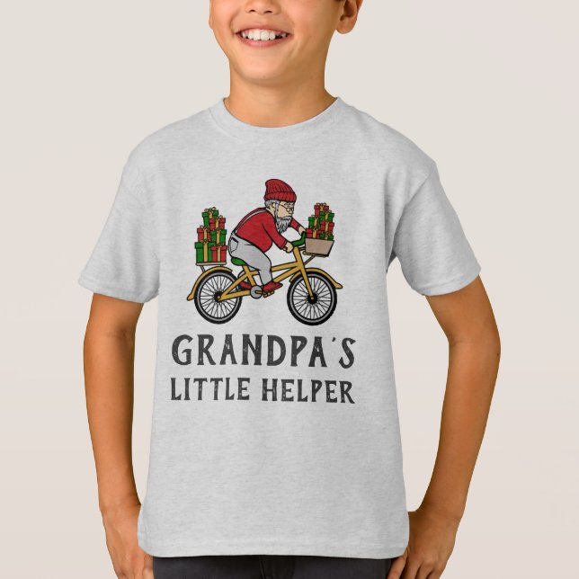 Personalized Cyclist Christmas Family Matching T-Shirt (Front)