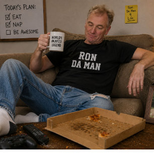 Personalized Da Man Funny Name Shirt Gift For Him