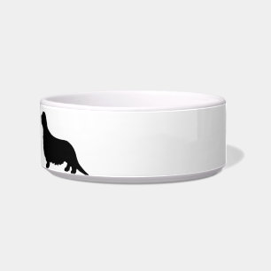 Personalized Dachshund Dog food Bowl