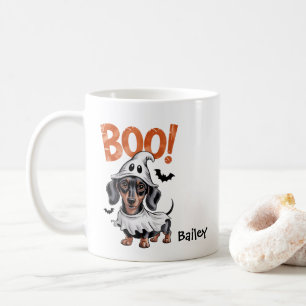 Personalized Dachshund Halloween Dog Coffee Mug