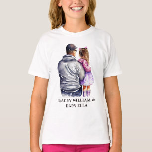 Personalized Dad and Daughter (6) T-Shirt