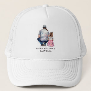 Personalized Dad and Daughter (7) Trucker Hat