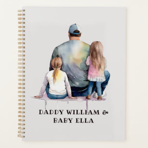 Personalized Dad and Daughters (9) Planner