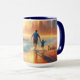 Personalized Dad Coffee Mug | Beside You Always