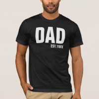 Personalized Dad Est. 19xx T-Shirt