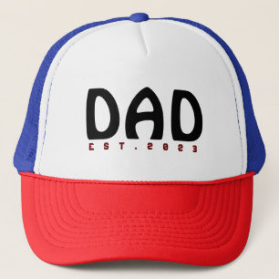 Personalized Dad Est 2023 Fathers Day Trucker Hat