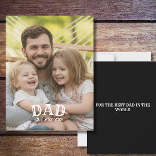 Personalized Dad EST Photo Card