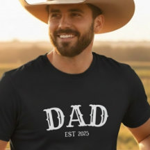 Personalized Dad EST Shirt