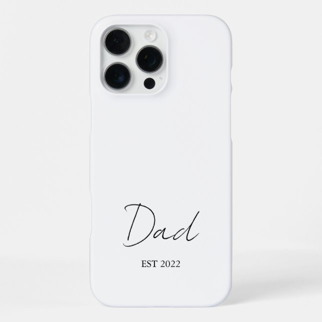 Personalized “DAD Est. [Year]” -  iPhone Case (Back)