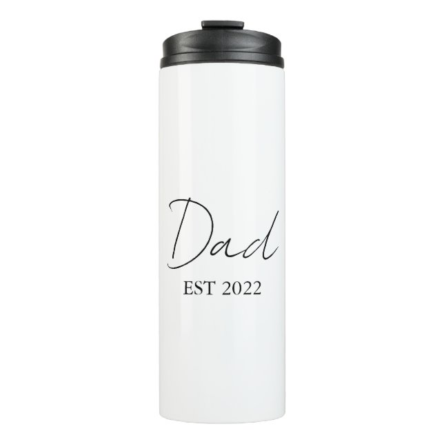 Personalized Dad EST. [Year] Thermal Tumbler (Front)