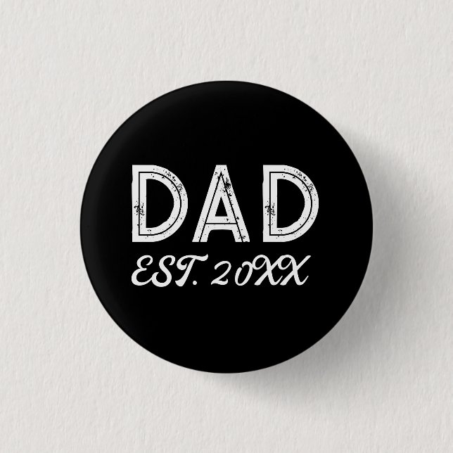 Personalized Dad Father's Day  1 Inch Round Button (Front)
