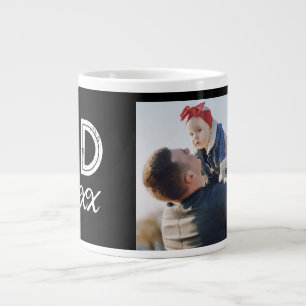 Personalized Dad Father's Day Men's Basic T-Shirt Large Coffee Mug