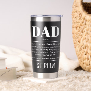 Personalized Dad Funny and Sweet Definition Gifts Insulated Tumbler