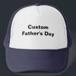 Personalized Dad Gift for Fathers Day Trucker Hat<br><div class="desc">Personalized Dad Gift for Fathers Day ,  Personalized gift,  Custom Dad , Funny Gift for dad,  men,  husband,  daughter, Dad Birthday, 

Gift for father, funny dad Gift, personalized dad, custom dad , </div>