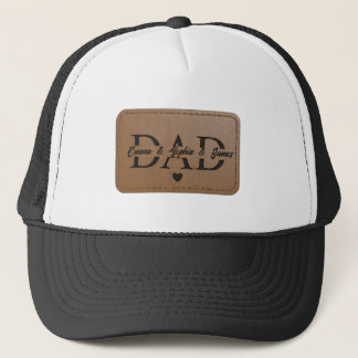 Personalized Dad Hat with Custom Kids' Names
