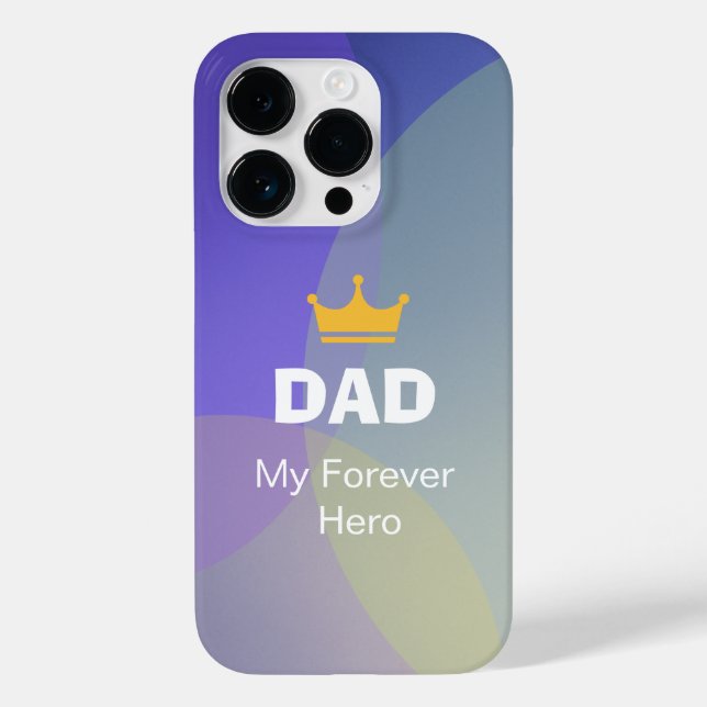 Personalized DAD Holographic Case-Mate iPhone Case (Back)