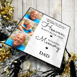Personalized DAD In Loving Memory 3 Photo Collage Graduation Cap Topper<br><div class="desc">Honour your beloved Dad on graduation day with a custom photo collage memorial graduation cap topper. This unique dad memorial keepsake graduation cap is the perfect gift for yourself, family or friends to pay tribute to your loved one. We hope your memorial graduation cap topper will bring you peace, joy...</div>