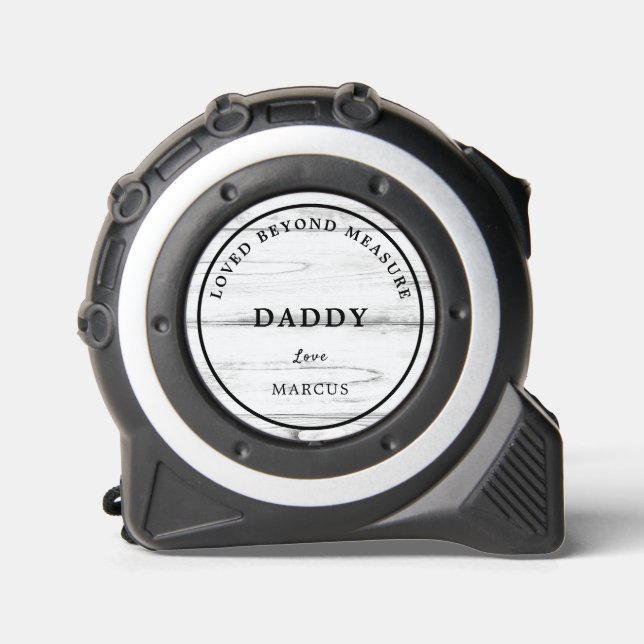 Personalized Dad Loved Beyond Measure Tape Measure 1 (Front)