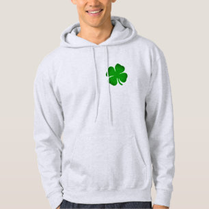 Personalized Dad Mom Irish Green Shamrock Hoodie