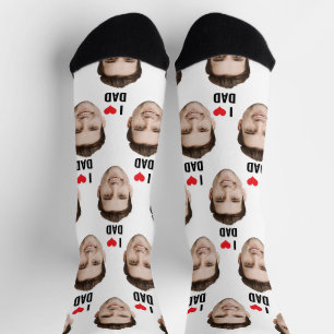 Personalized Dad Mom Socks Custom Face Socks