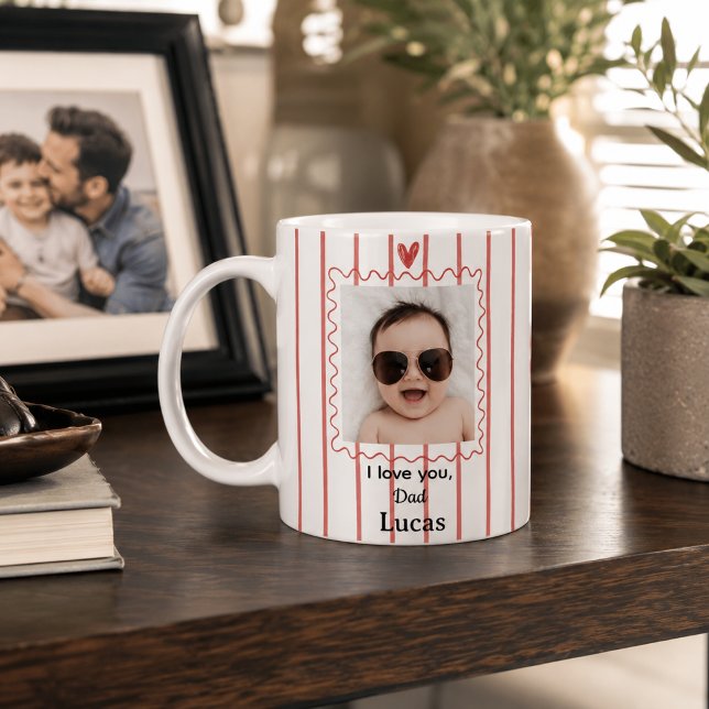 Personalized Dad Mug with Baby Photo (Creator Uploaded)