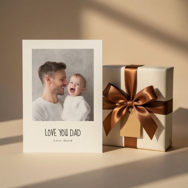 Personalized Dad Photo Card | Custom Father’s Day  (Creator Uploaded)