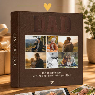 Personalized Dad Photo Keepsake Gift Album Binder