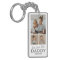 Personalized Dad Photo Keychain Gift