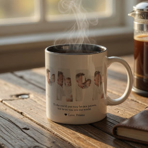 Personalized Dad Photo Mug Best Dad Ever Custom