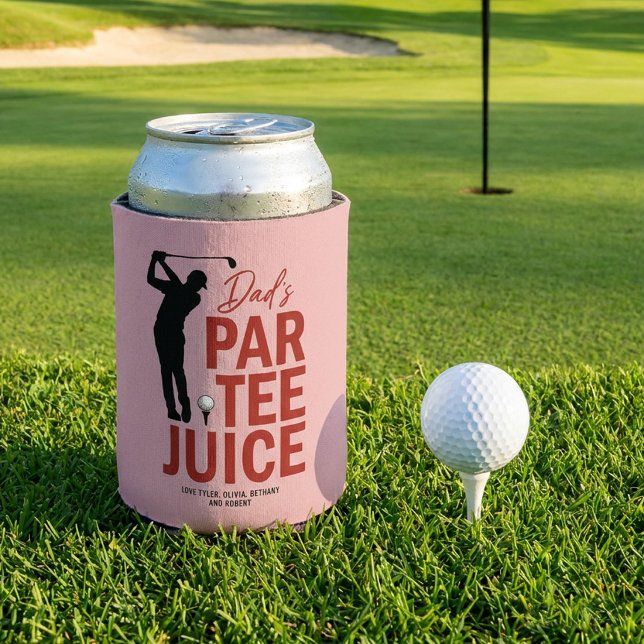 Personalized Dad’s Par-Tee Juice Can Cooler (Creator Uploaded)
