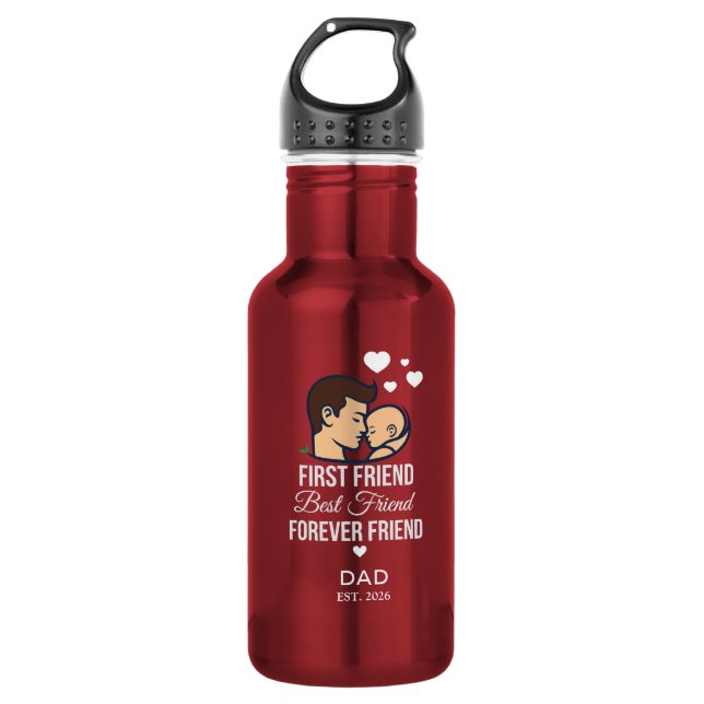 Personalized Dad water Bottle (Front)